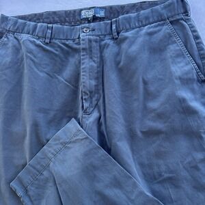 Polo by Ralph Lauren Men's Chino Pants 38x32 Navy 100% Cotton Classic Fit